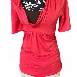 Y2K vintage cowl neck top candies blouse women's medium layered 2000s fairy